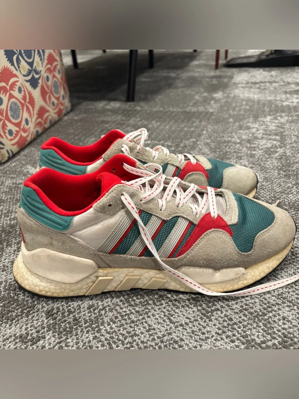 Adidas ZX 930 X EQT Never Made Pack ‘Italy’ Colorway Athletic Shoes Mens 12